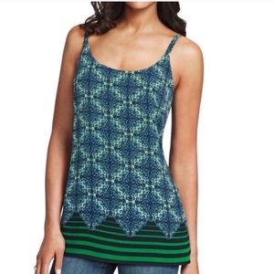 Cabi #107 Moroccan Print Top